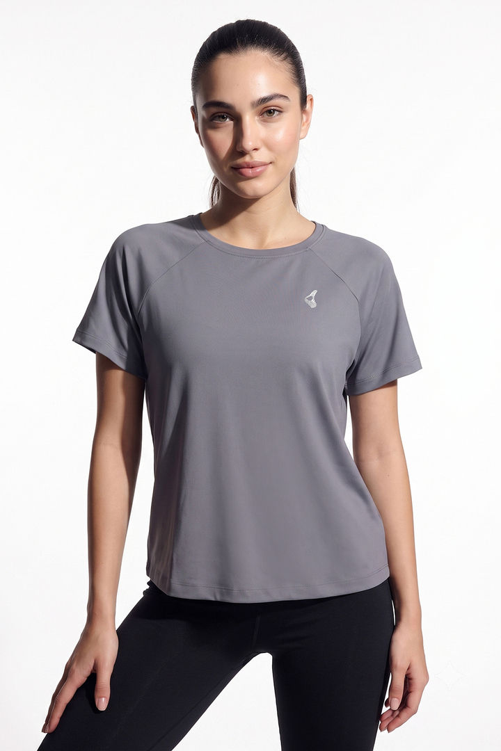 Zelocity Quick Dry Relaxed Top - Steel Grey — image 2